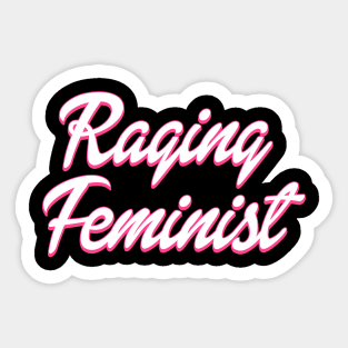 Raging Feminist Doll Sticker